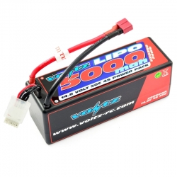 VOLTZ 5000MAH 4S 14.8V 50C HARDCASE LIPO BATTERY STICK PACK